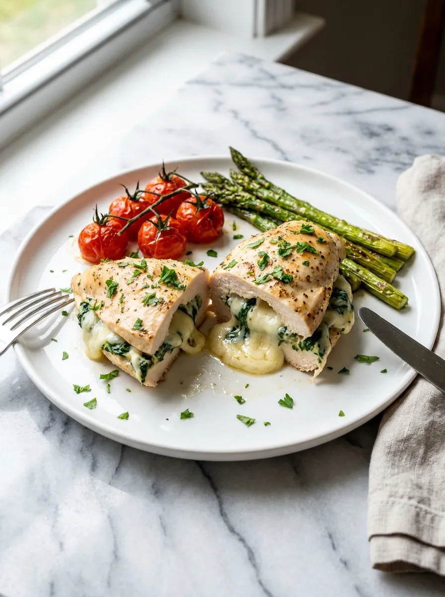 Spinach Stuffed Chicken