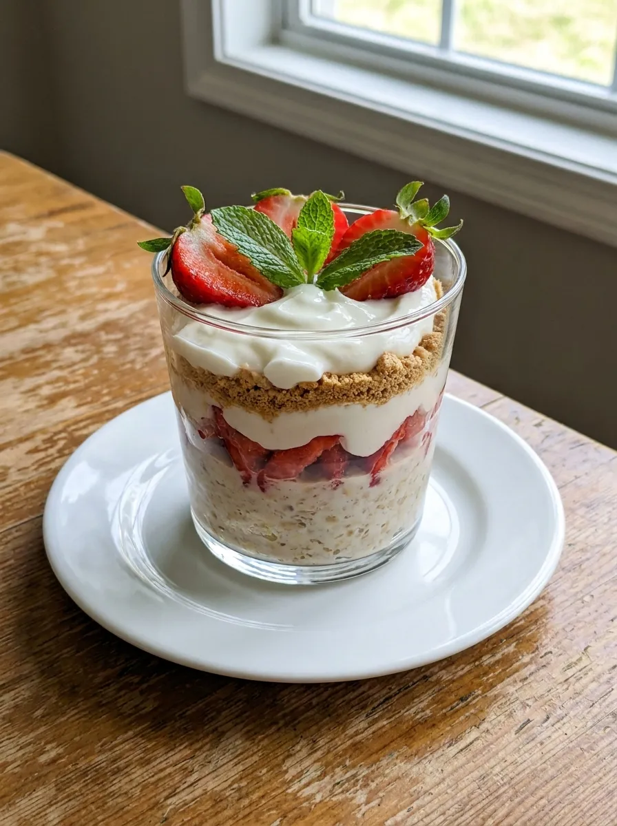 Strawberry Cheesecake Oats