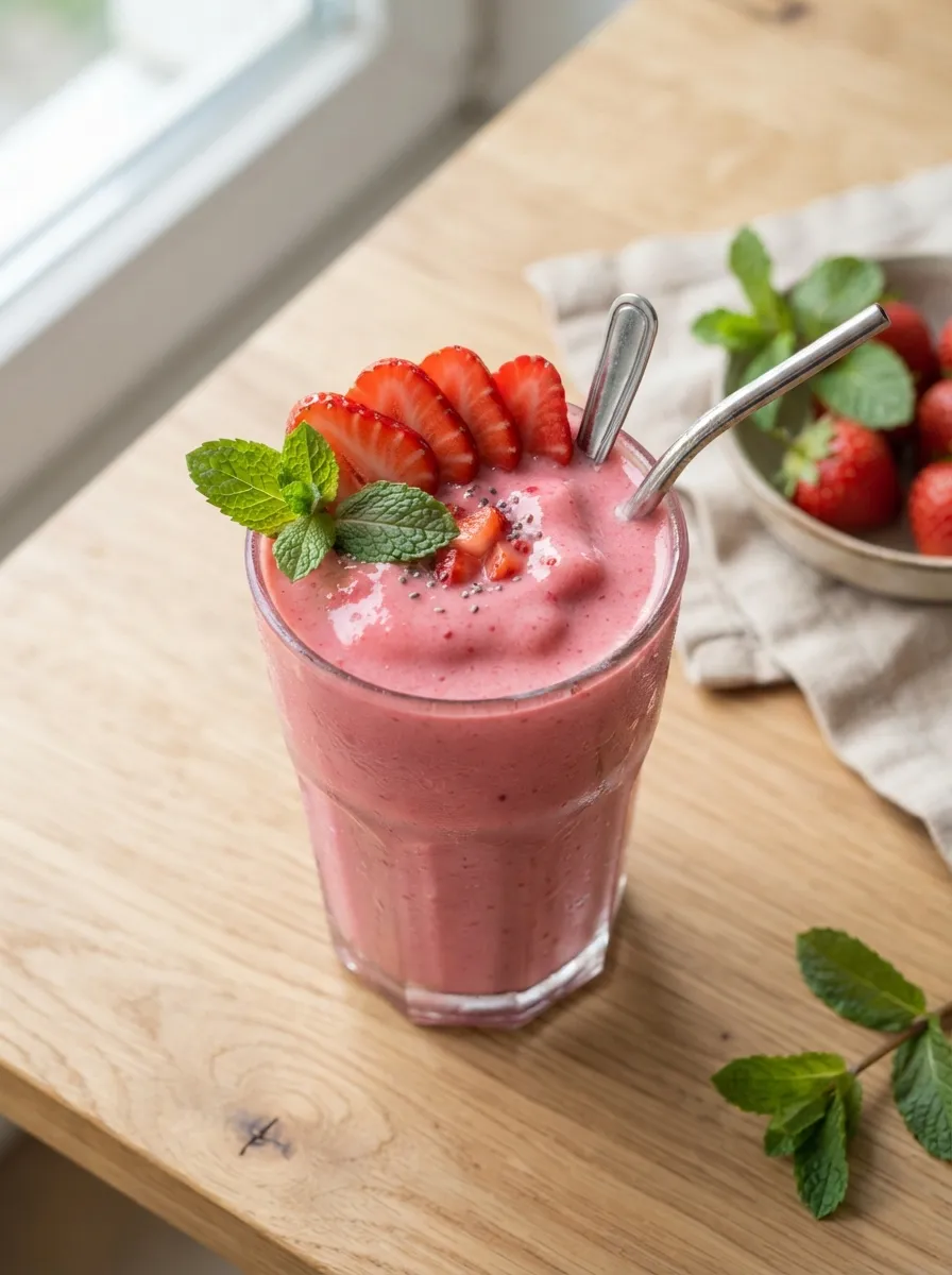Strawberry Smoothie Splash