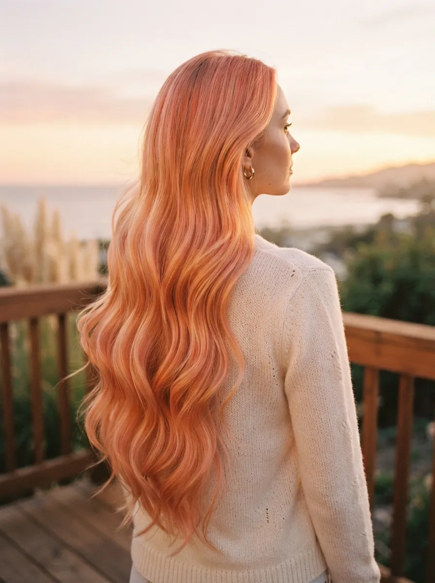 Sunset Peach Tones