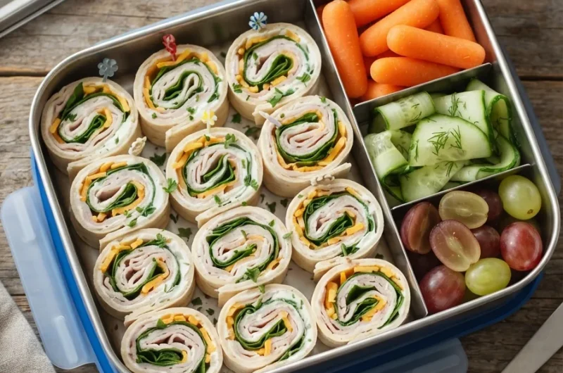 Turkey Pinwheel Roll-Ups