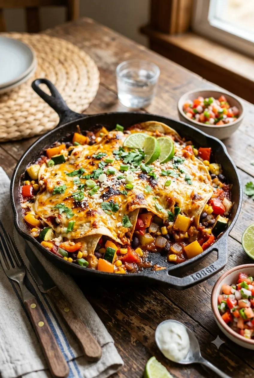 Veggie Enchilada Skillet