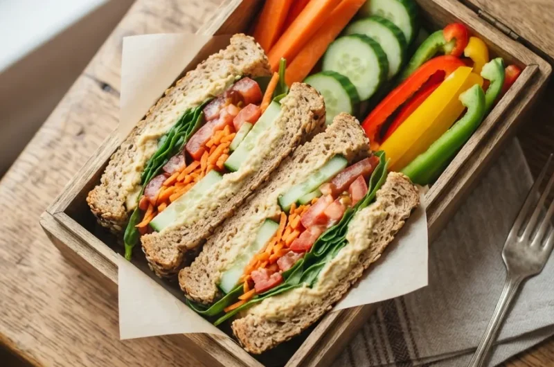 Veggie Hummus Sandwich