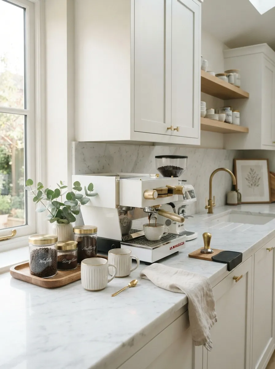 White Marble Counter