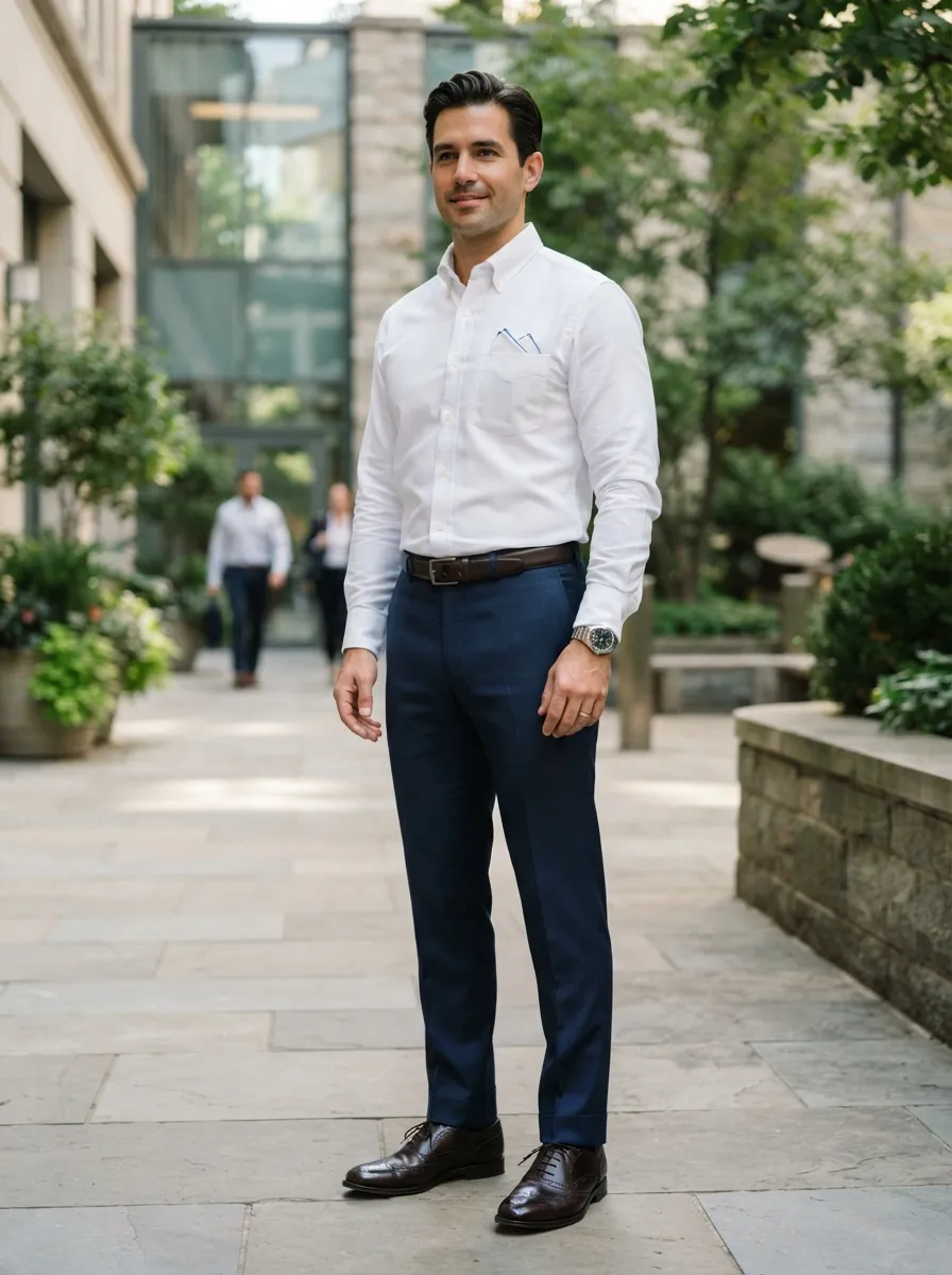 White Oxford Classic