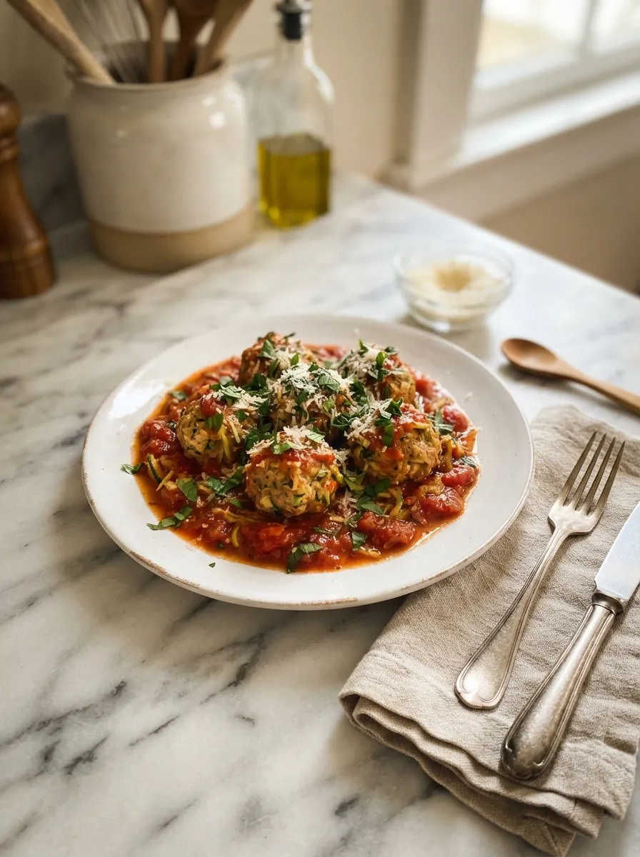 Zucchini Turkey Meatballs