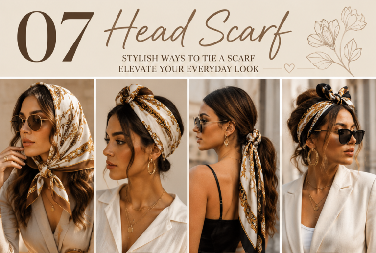 07 Head Scarf Ideas: Stylish Ways to Transform Your Look with Head Scarf Hairstyles