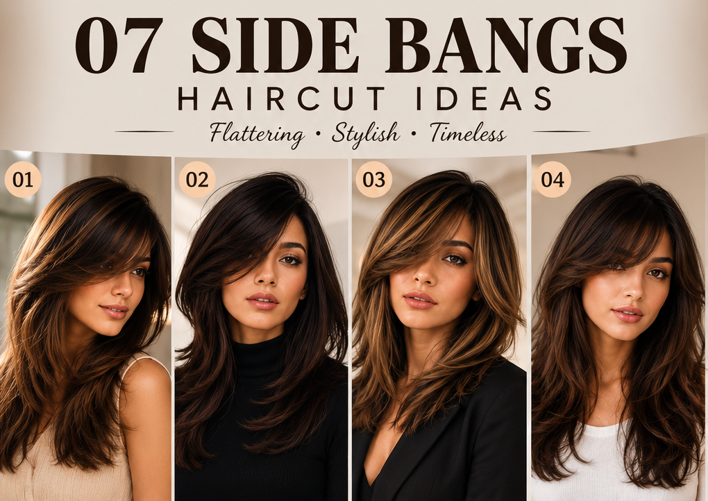 07 Side Bangs Haircut Ideas for Every Face Shape & Style