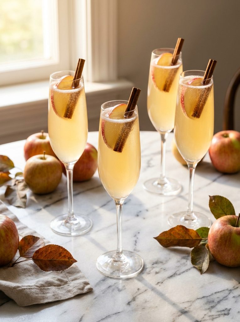 Apple Cider Mimosas