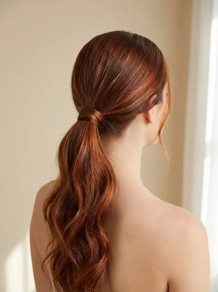 Auburn Ponytail