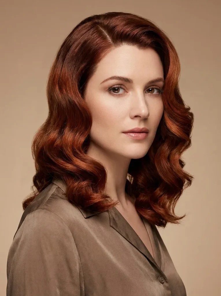 Auburn Vintage Waves