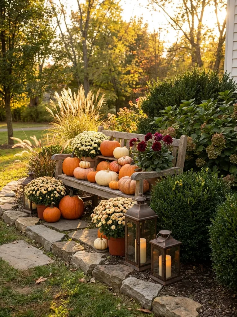 Autumn Garden Focal Point