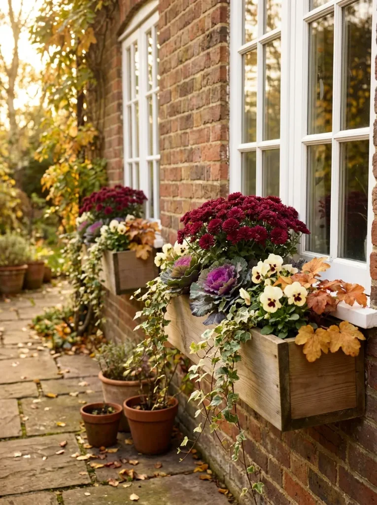 Autumn Window Boxes