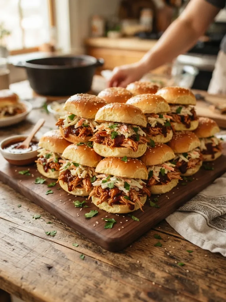 BBQ Chicken Sliders