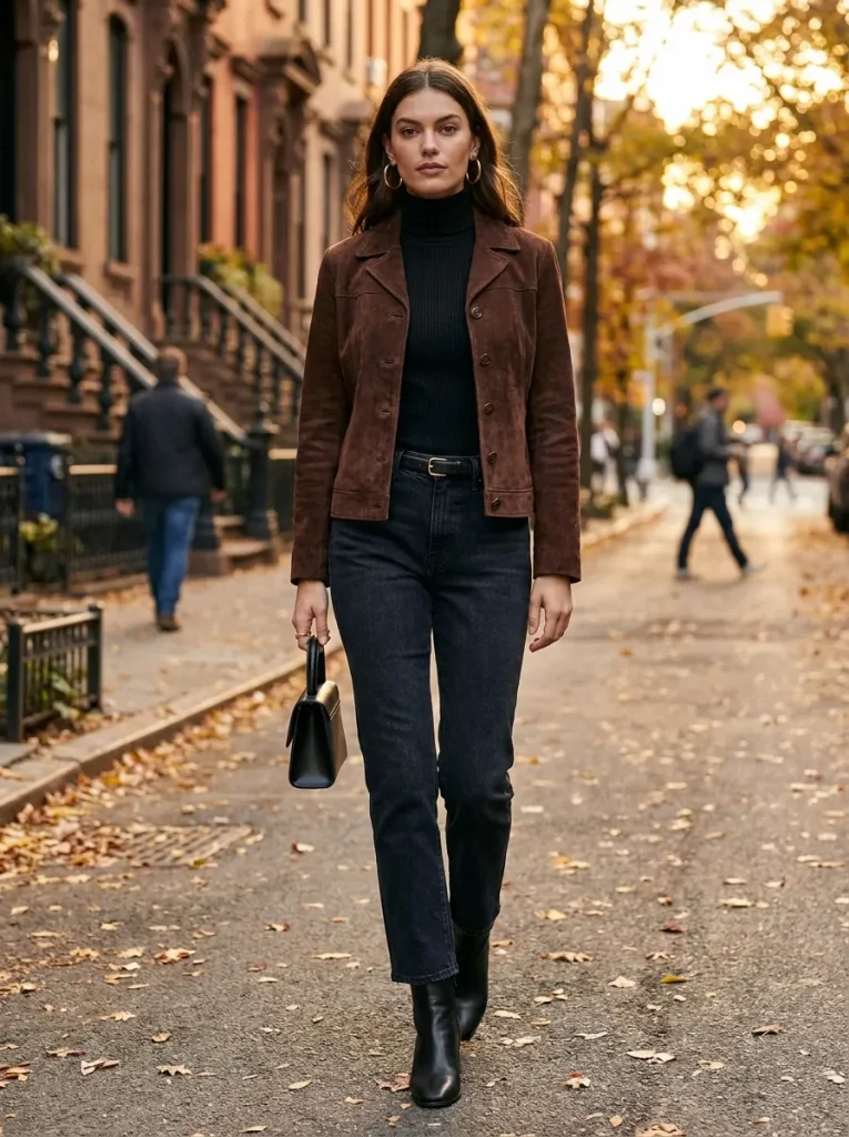 Black Turtleneck Denim