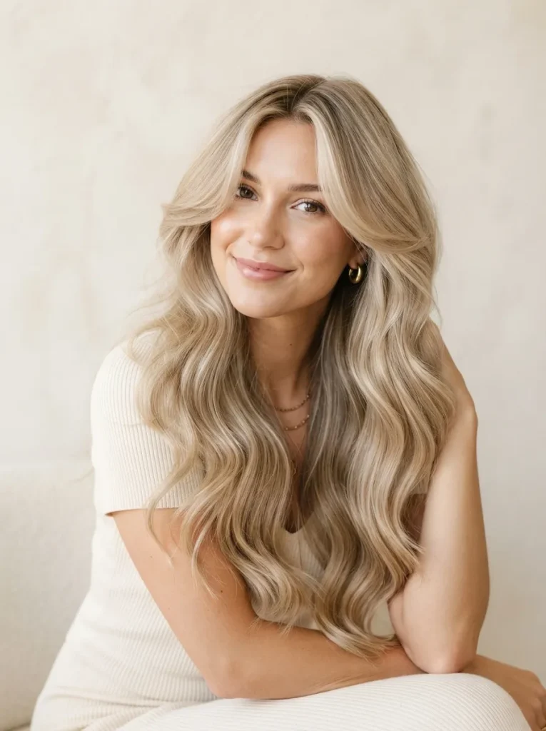 Blonde Cascading Layers