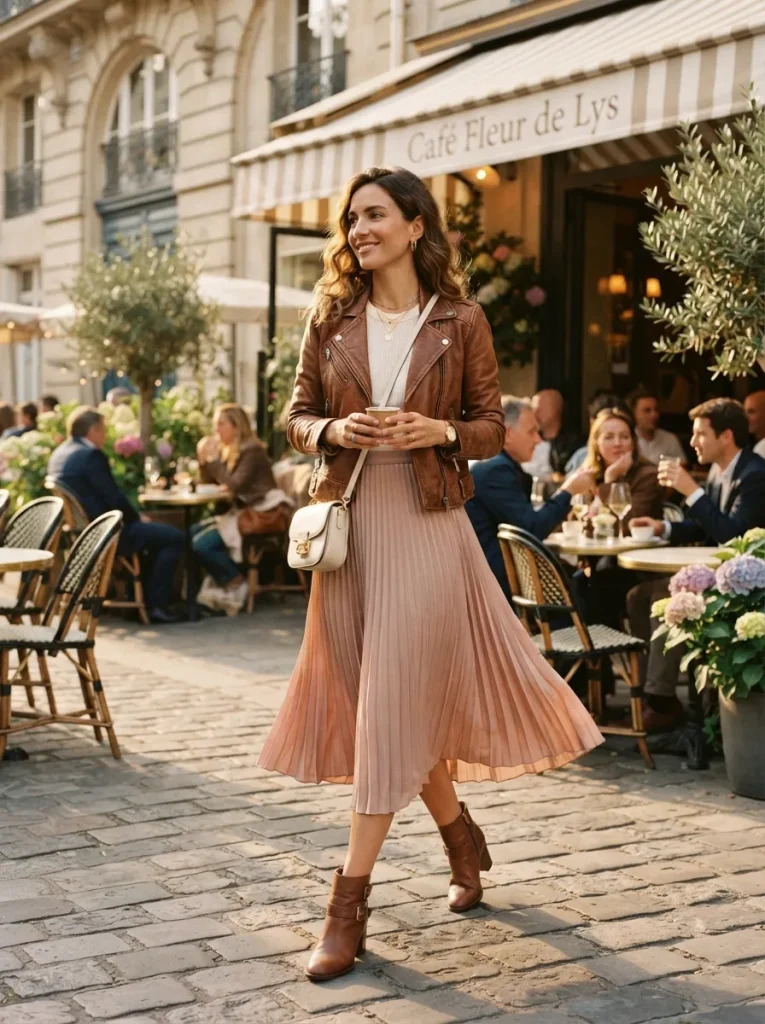 Blush Midi Skirt
