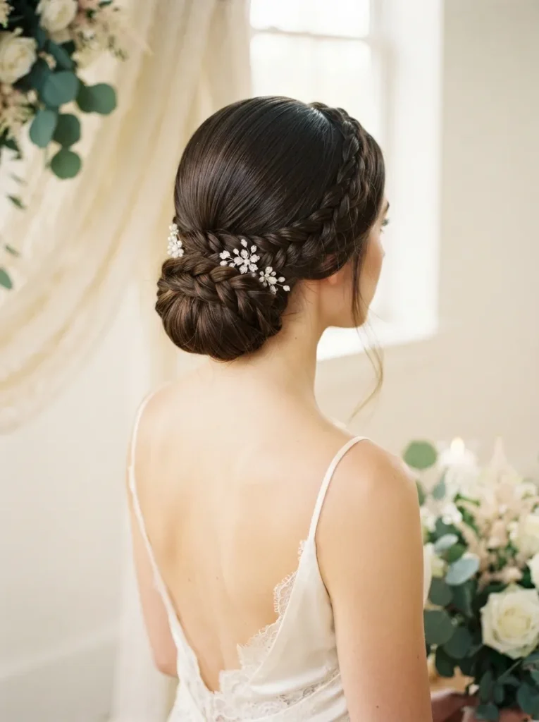 Braided Low Bun