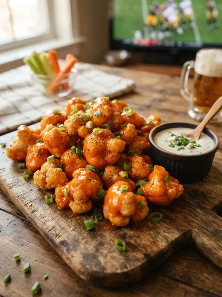 Buffalo Cauliflower Bites