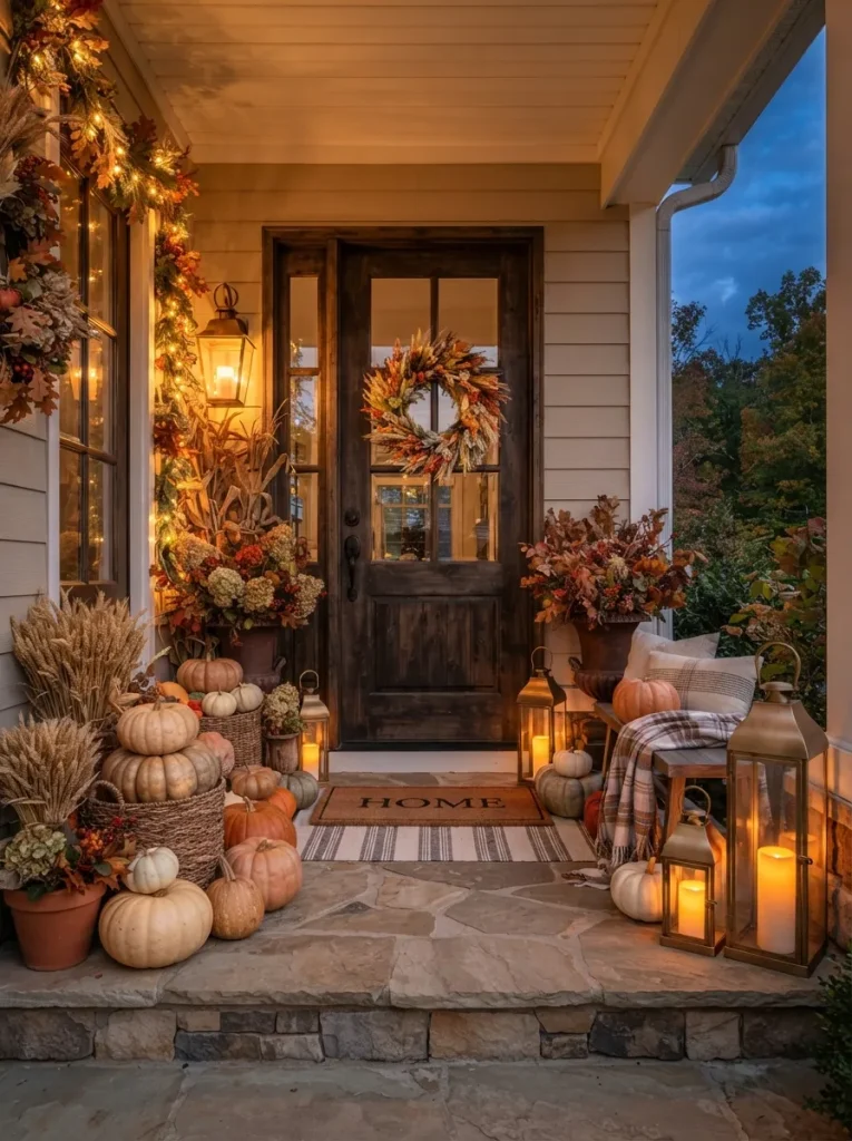 Candlelit Evening Porch