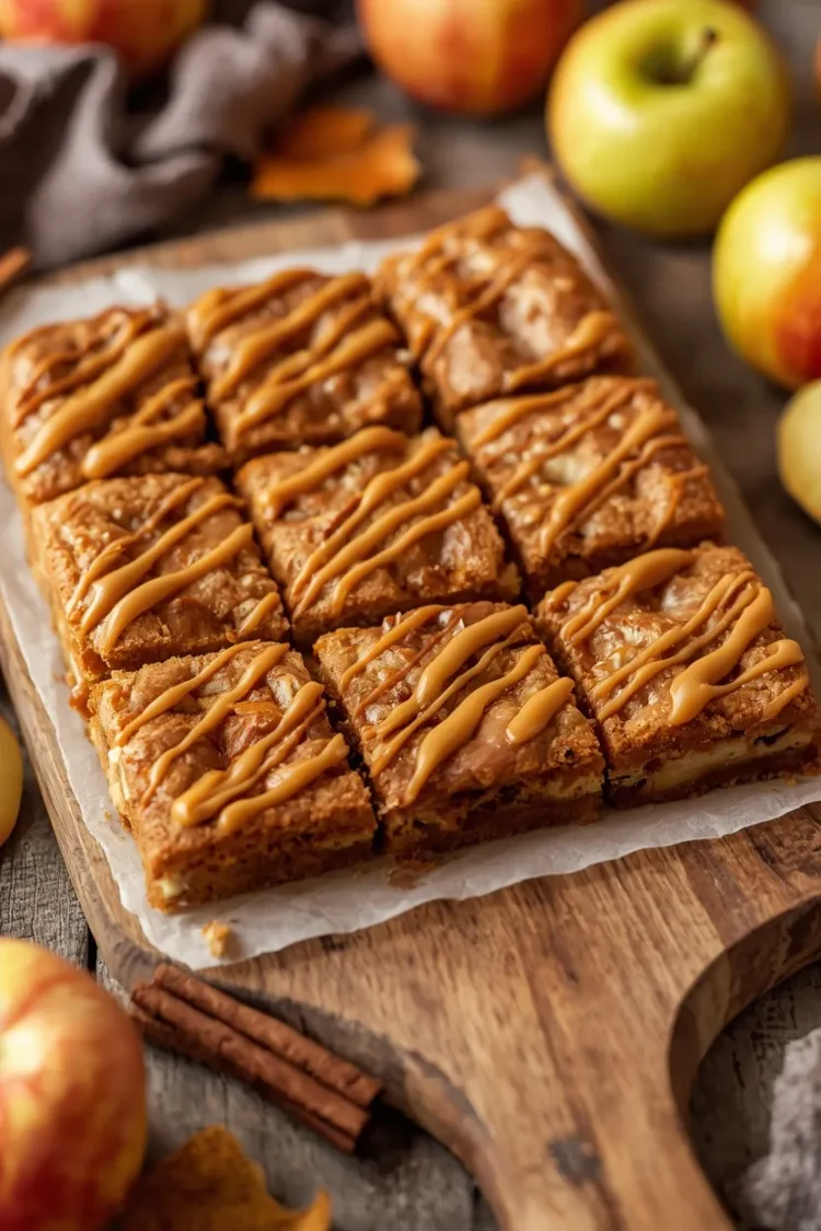 Caramel Apple Blondies