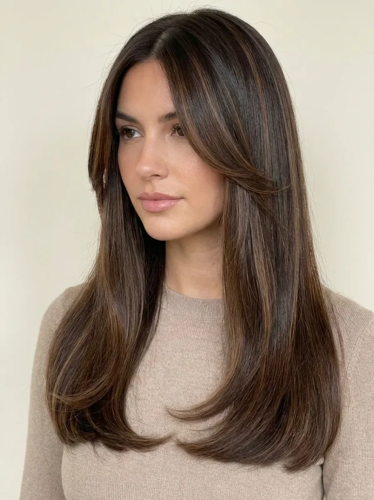 Cheekbone-Length Layers