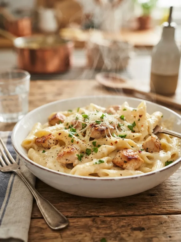 Cheesy Chicken Pasta