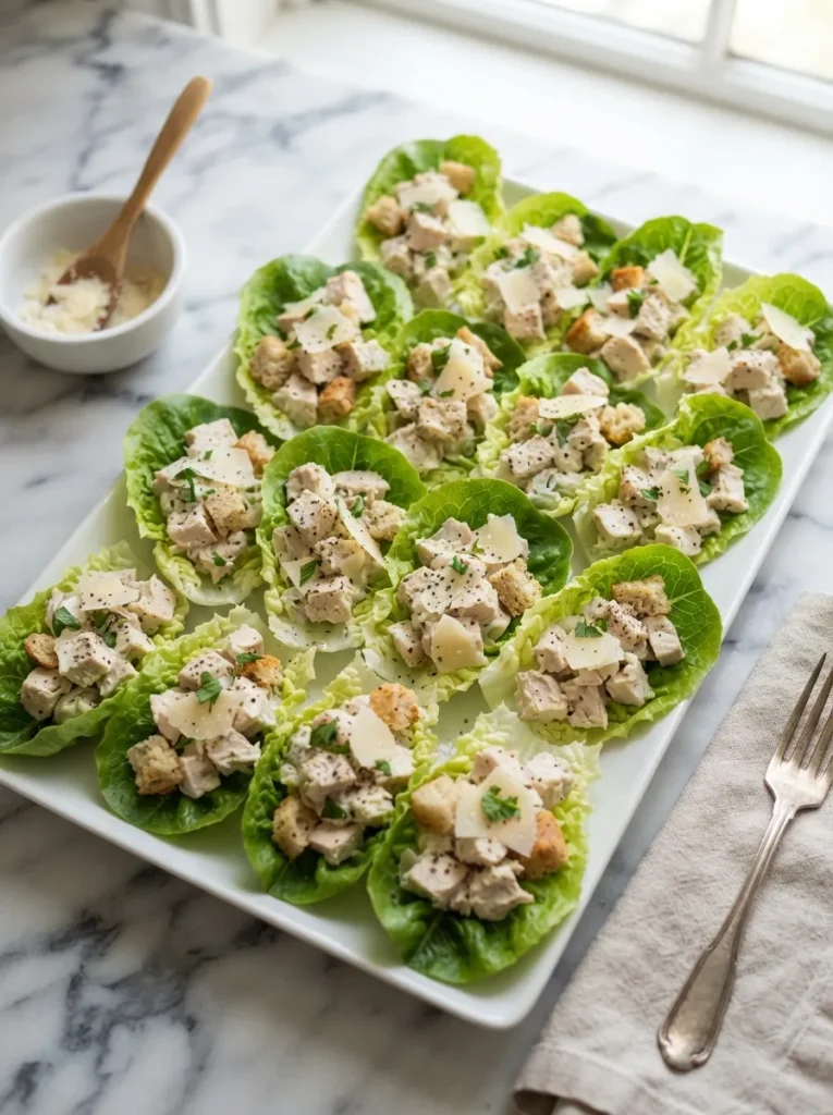 Chicken Caesar Cups