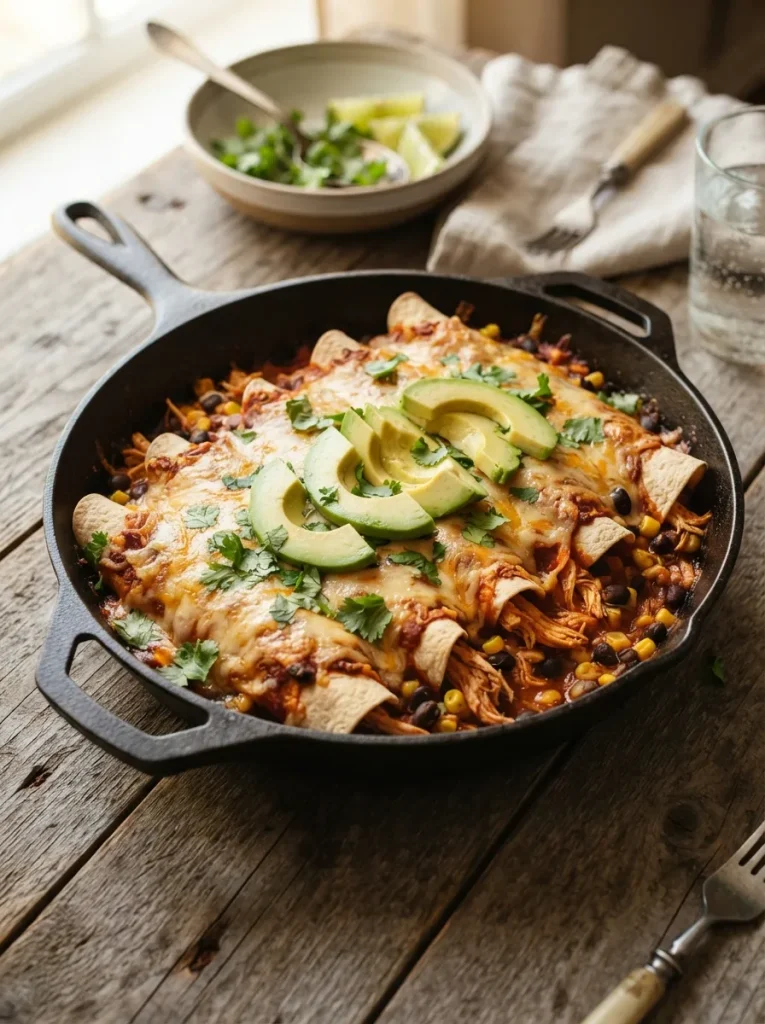 Chicken Enchilada Skillet