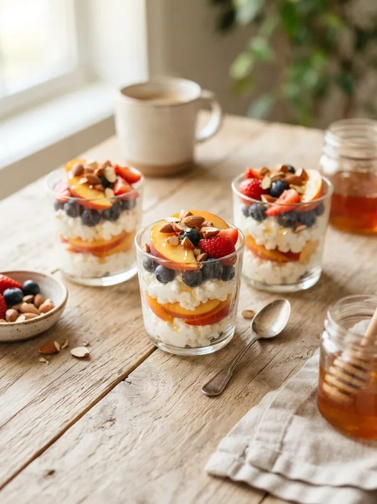 Cottage Cheese Fruit Cups