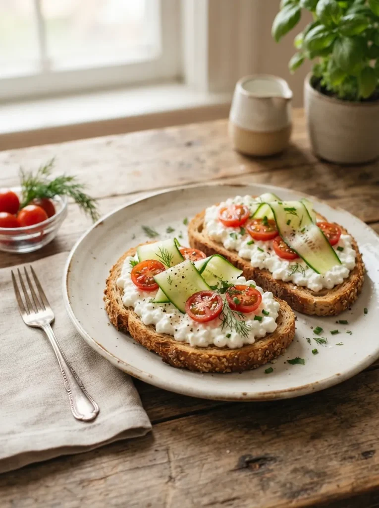 Cottage Cheese Toast