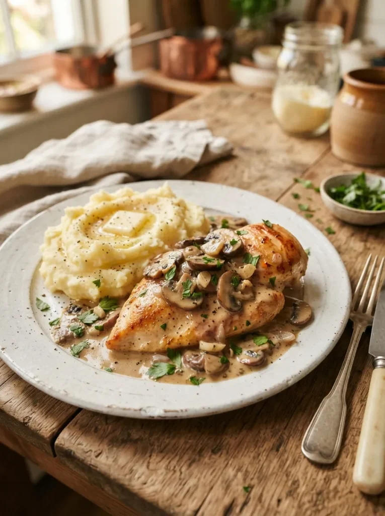 Creamy Chicken Mushroom