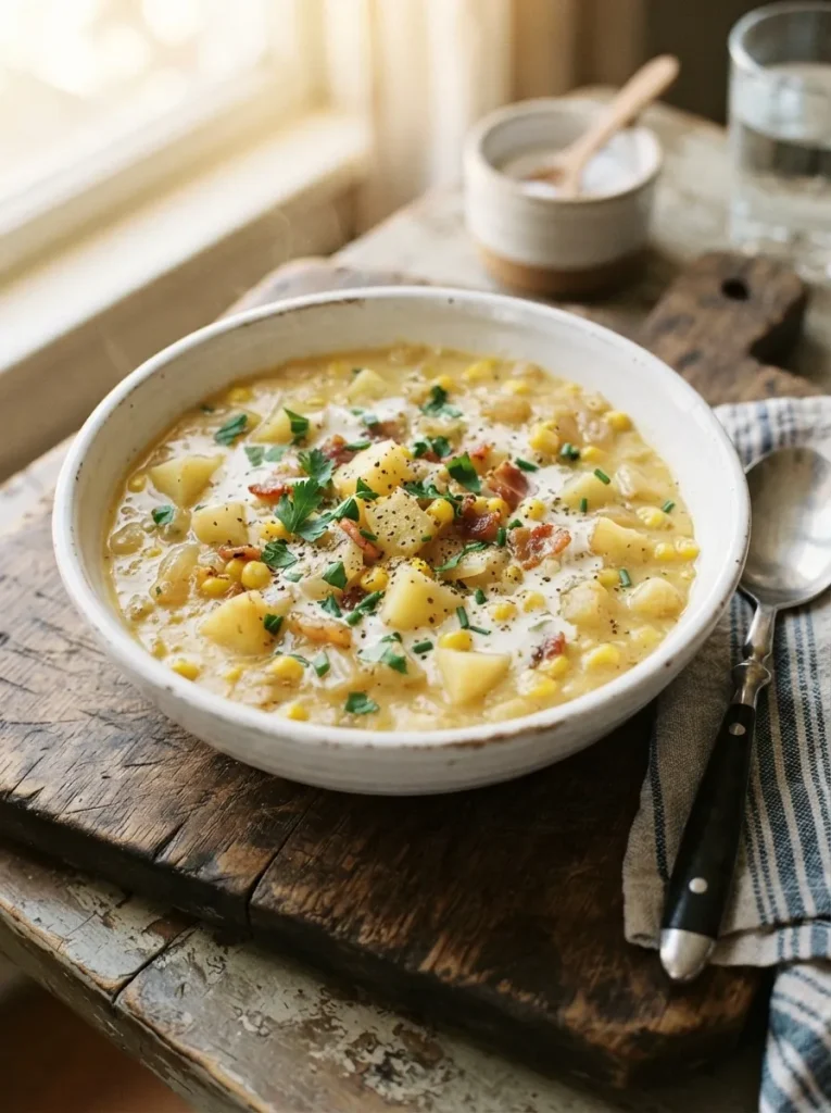 Creamy Potato Corn Chowder