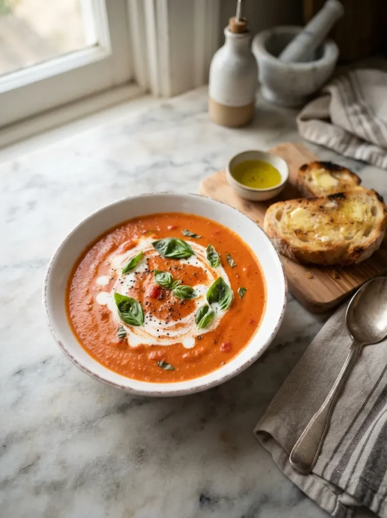 Creamy Tomato Basil Soup