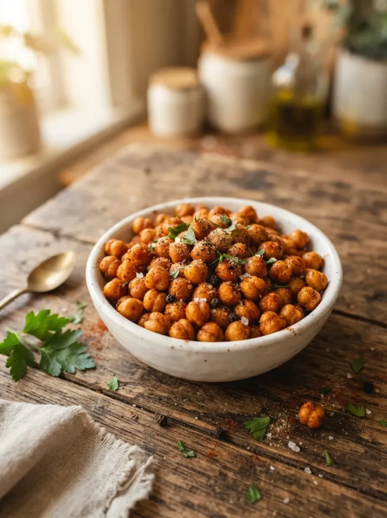 Crispy Roasted Chickpeas
