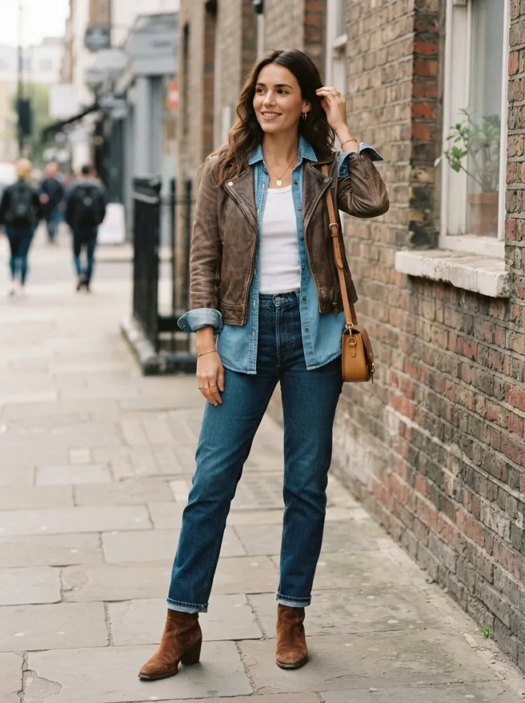 Denim Shirt Layers