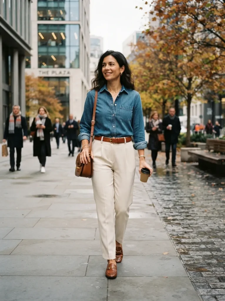 Denim Shirt Trousers