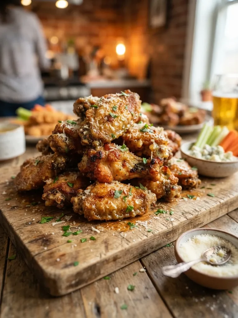 Garlic Parmesan Wings
