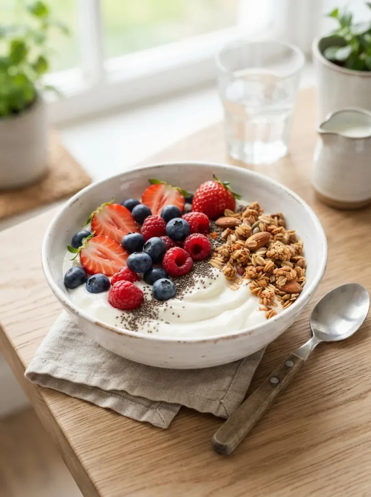 Greek Yogurt Berry Bowl