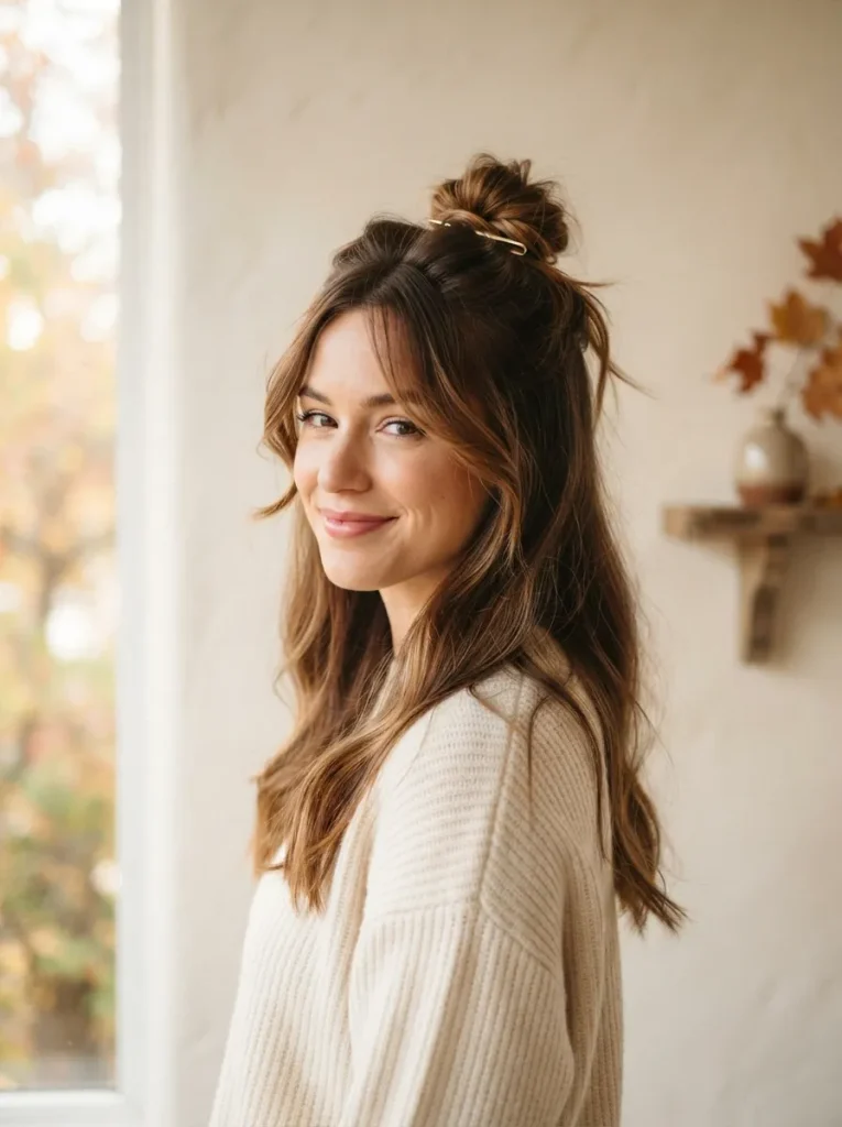 Half-Up Top Knot