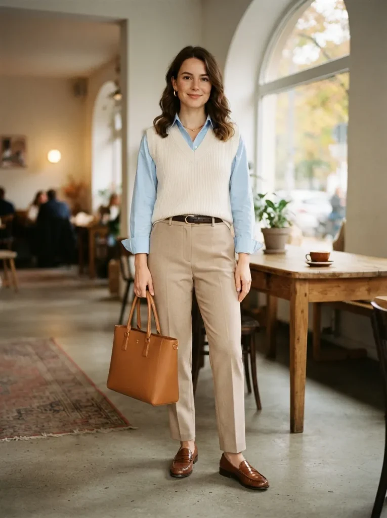 Knit Vest Trousers
