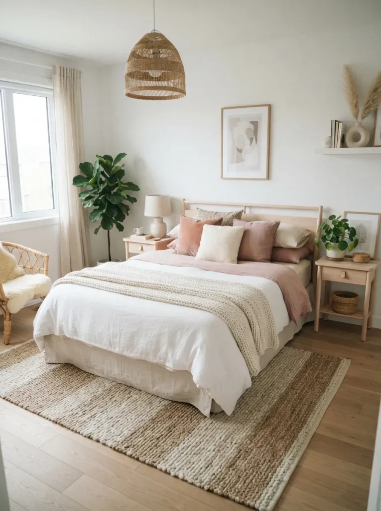 Layered Pink Bedding