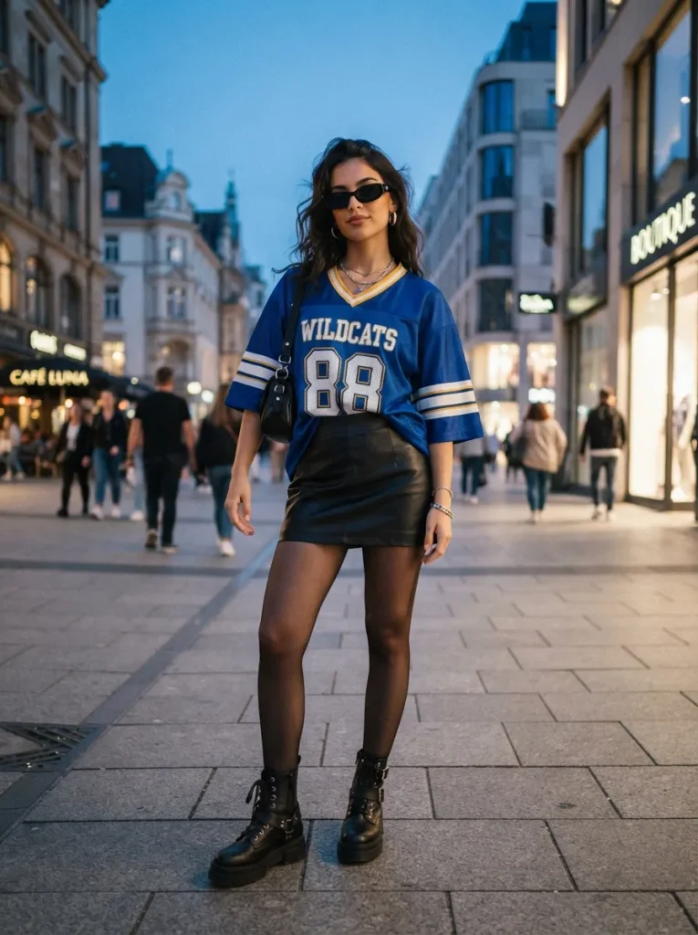 Leather Mini Skirt