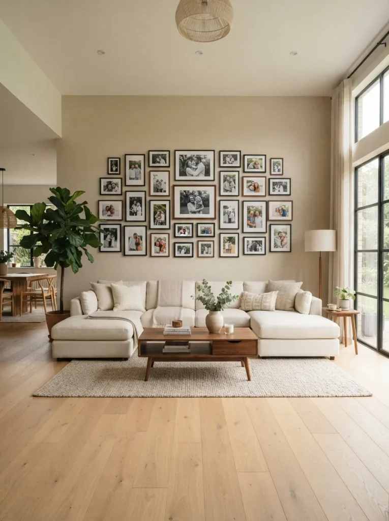 Living Room Statement Wall
