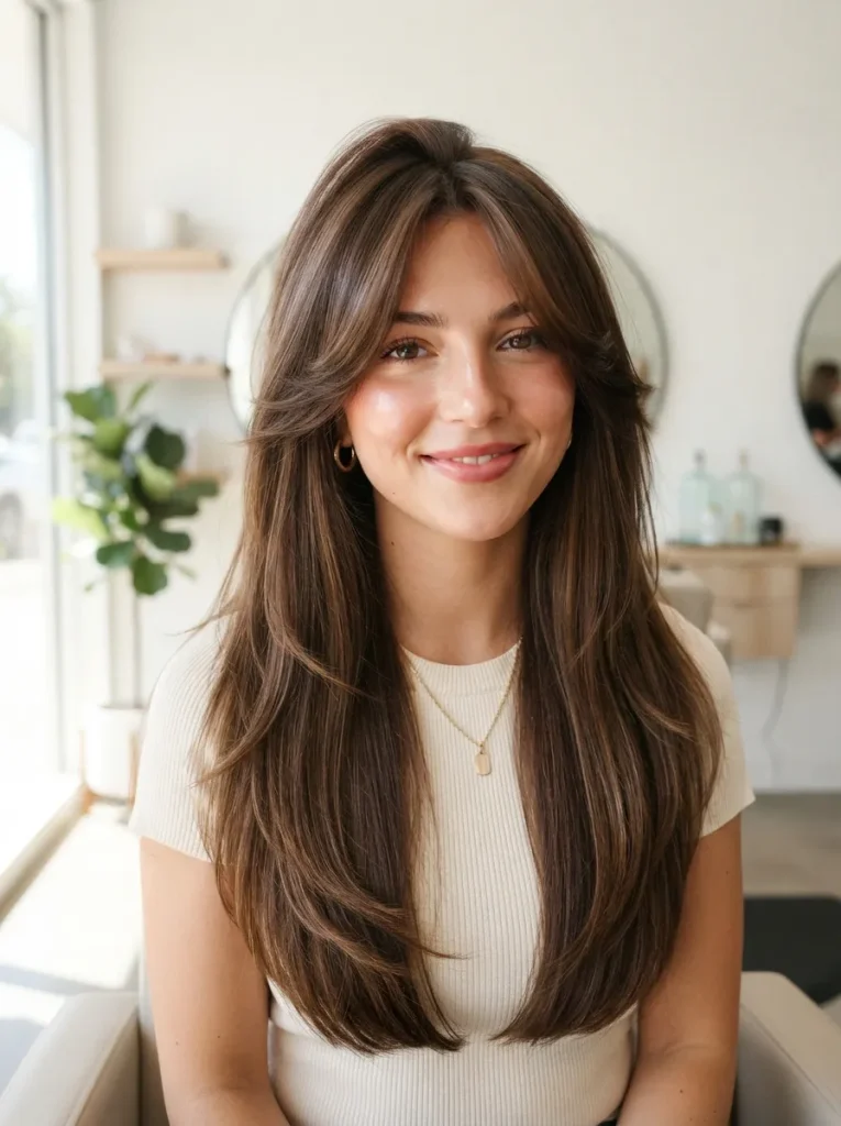 Long Feathered Wolf Cut
