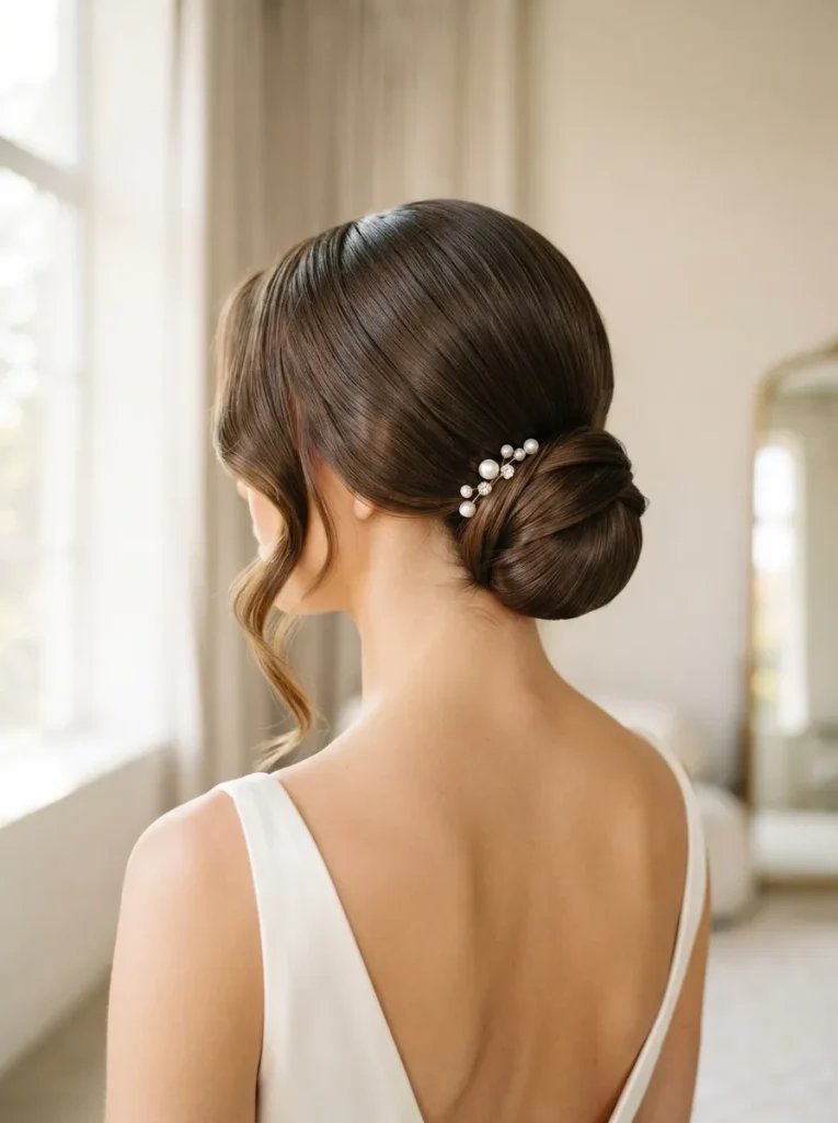 Low Chignon Bun