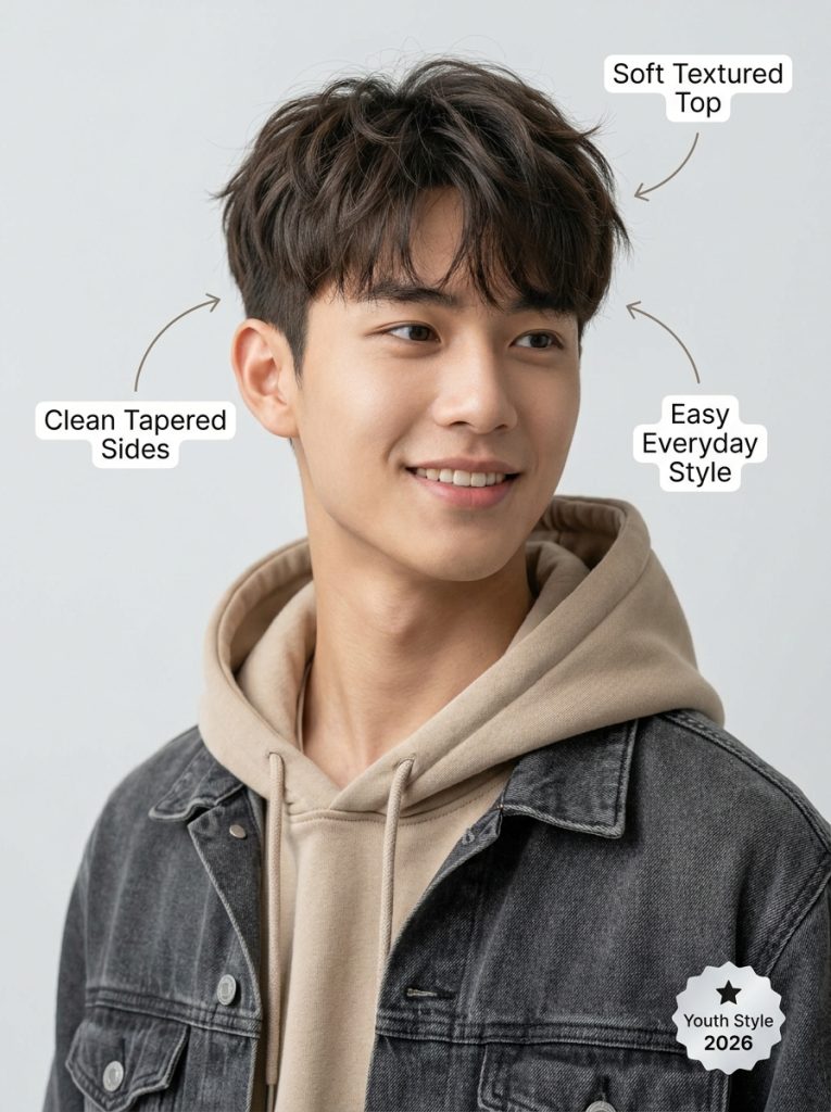 Two Block Haircut for Teenagers and Younger Men