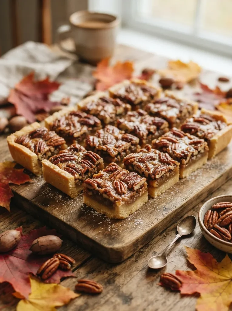 Maple Pecan Pie Bars