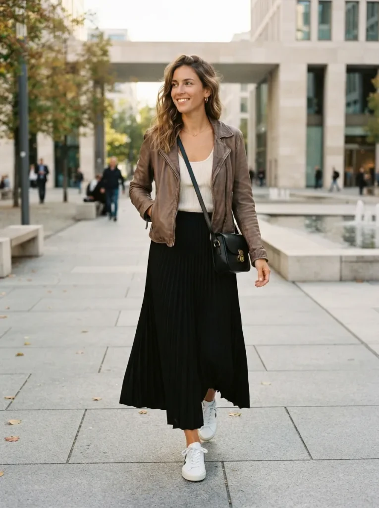 Maxi Skirt Sneakers