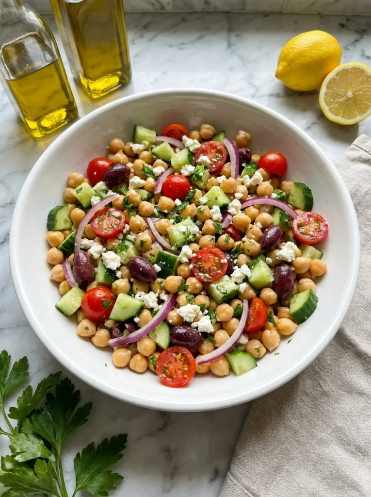 Mediterranean Chickpea Salad